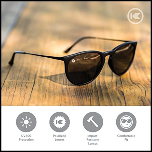 Polarized Round Sunglasses with UV400 Protection, Polycarbonate Frame main image 3